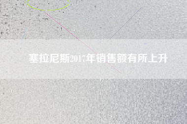 塞拉尼斯2017年銷(xiāo)售額有所上升